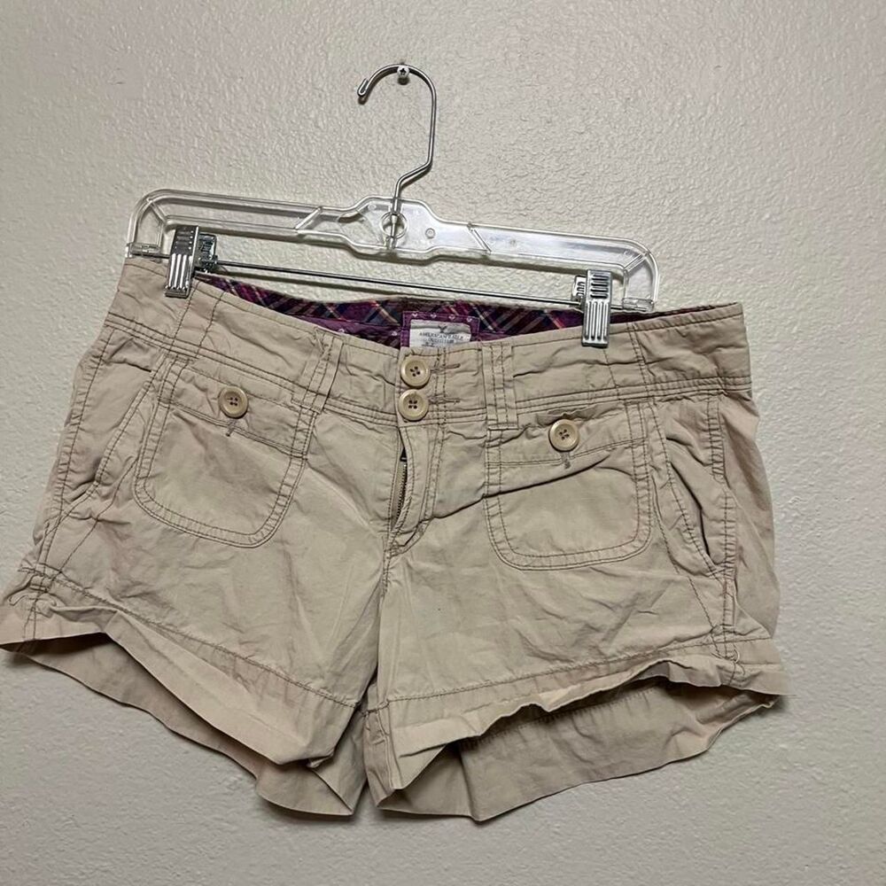 American-eagle Women's Tan and Cream Shorts